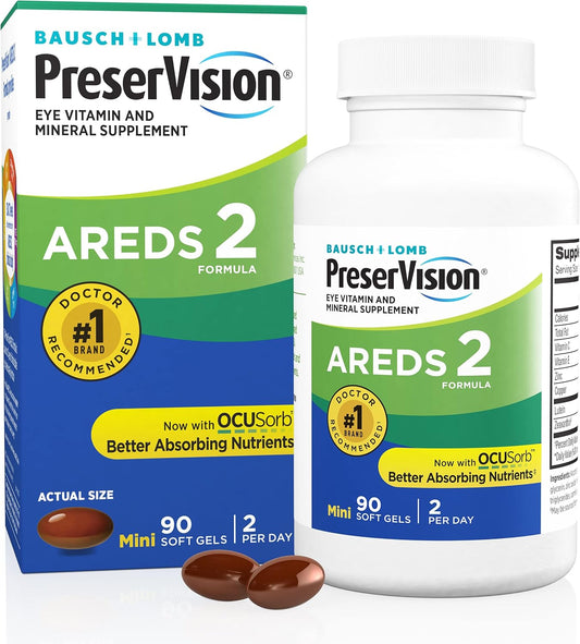PreserVision® AREDS 2 Vitamin & Mineral Supplement 120 Count Soft Gels